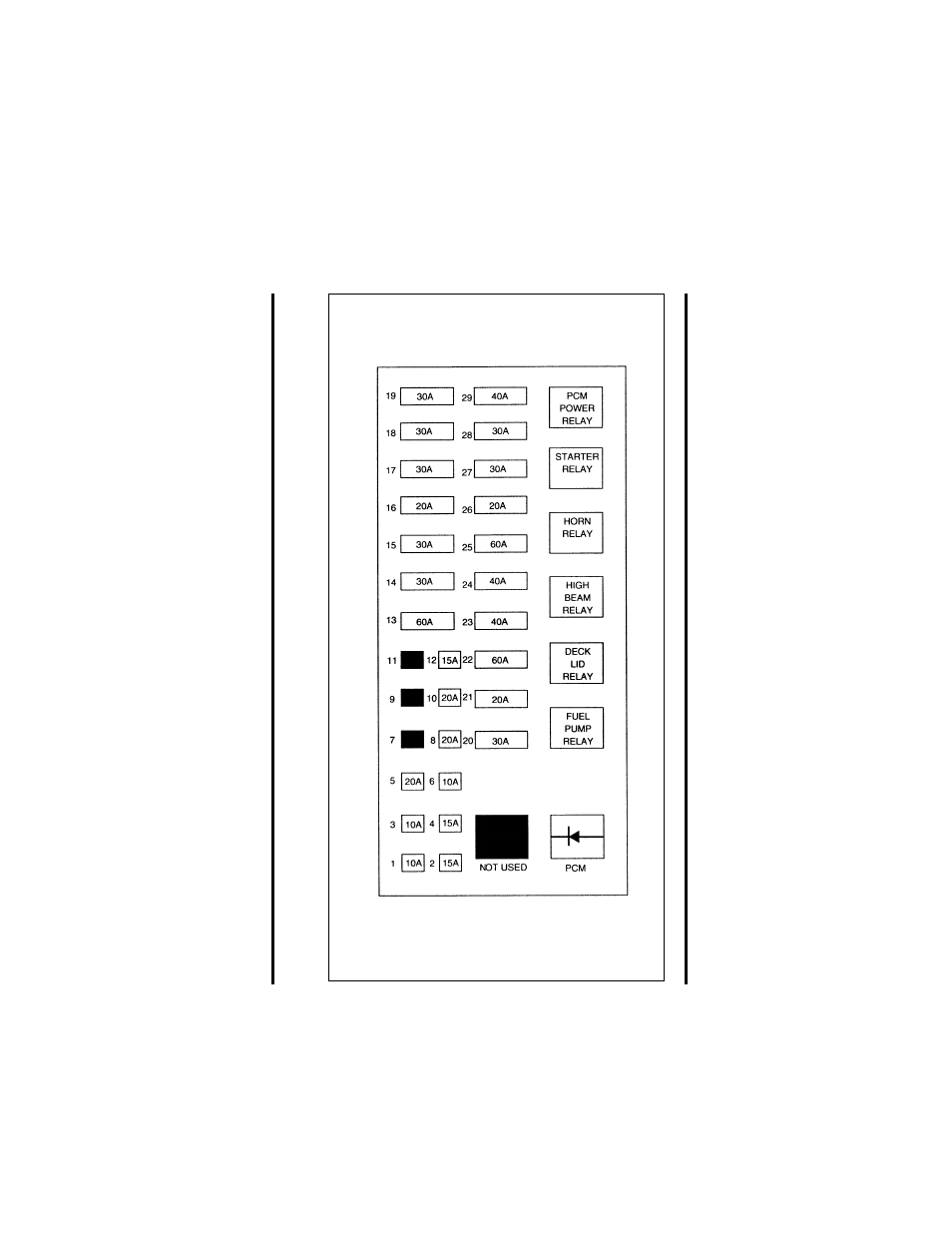 FORD 1999 Taurus User Manual | Page 202 / 315