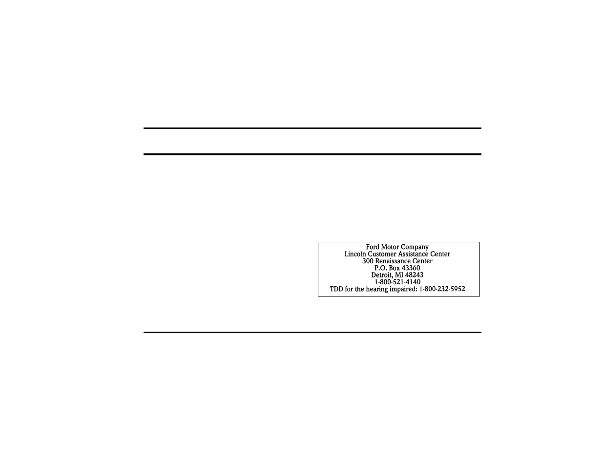 Customer assistance | FORD 1999 Taurus User Manual | Page 275 / 315