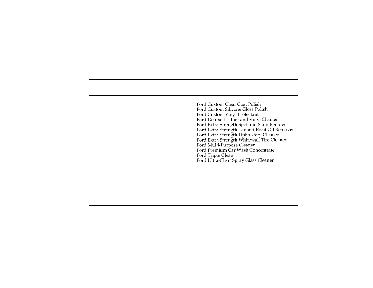 Accessories | FORD 1999 Taurus User Manual | Page 284 / 315