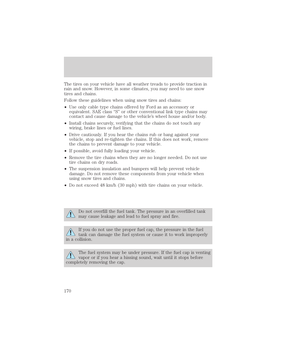 Maintenance and care | FORD 1998 Expedition User Manual | Page 170 / 216