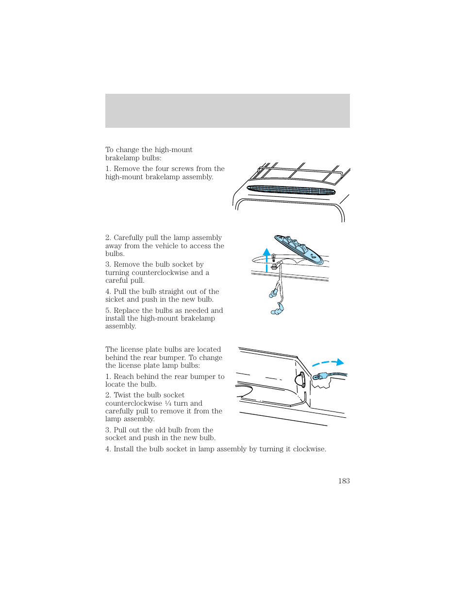 Maintenance and care | FORD 1998 Expedition User Manual | Page 183 / 216