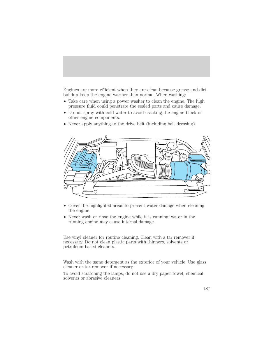 Maintenance and care | FORD 1998 Expedition User Manual | Page 187 / 216