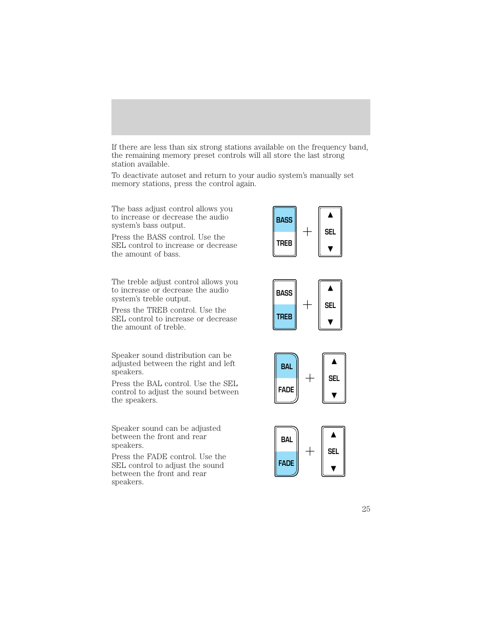 Controls and features | FORD 1998 Expedition User Manual | Page 25 / 216