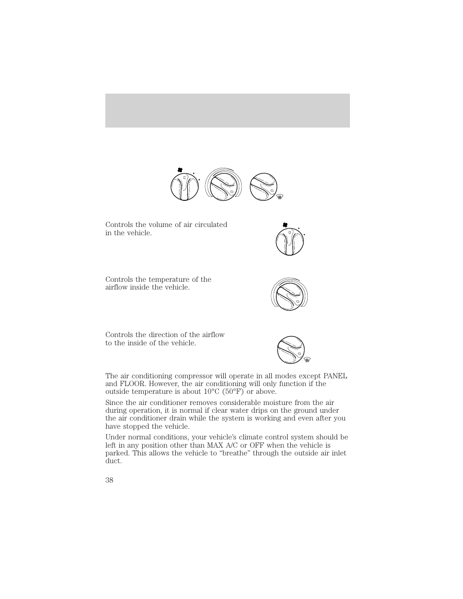 Controls and features | FORD 1998 Expedition User Manual | Page 38 / 216