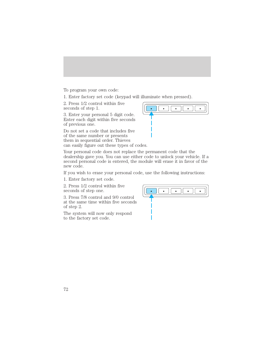 Controls and features | FORD 1998 Expedition User Manual | Page 72 / 216