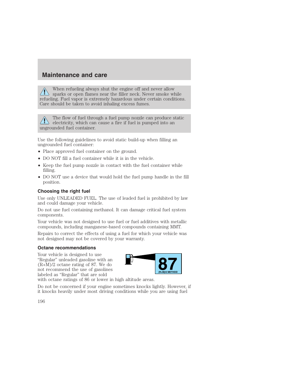 FORD 1999 F-350 User Manual | Page 196 / 248