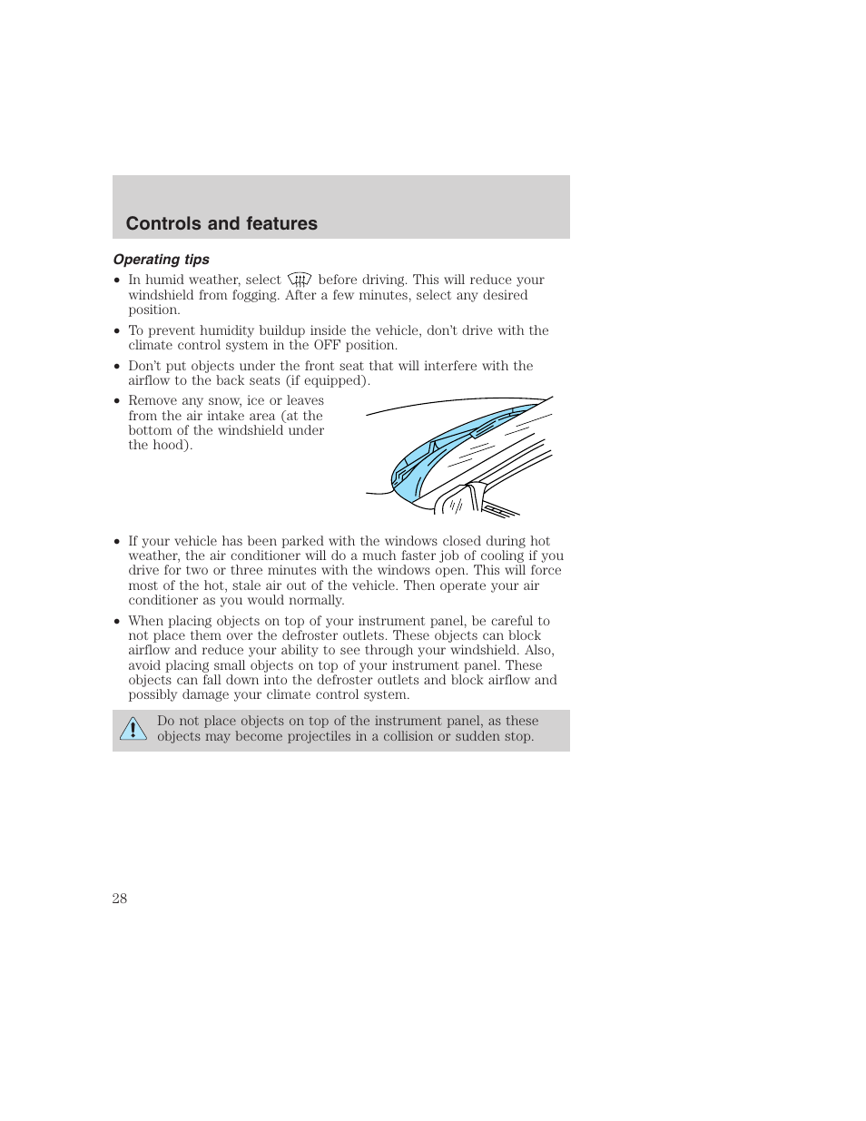 Controls and features | FORD 1999 F-350 User Manual | Page 28 / 248