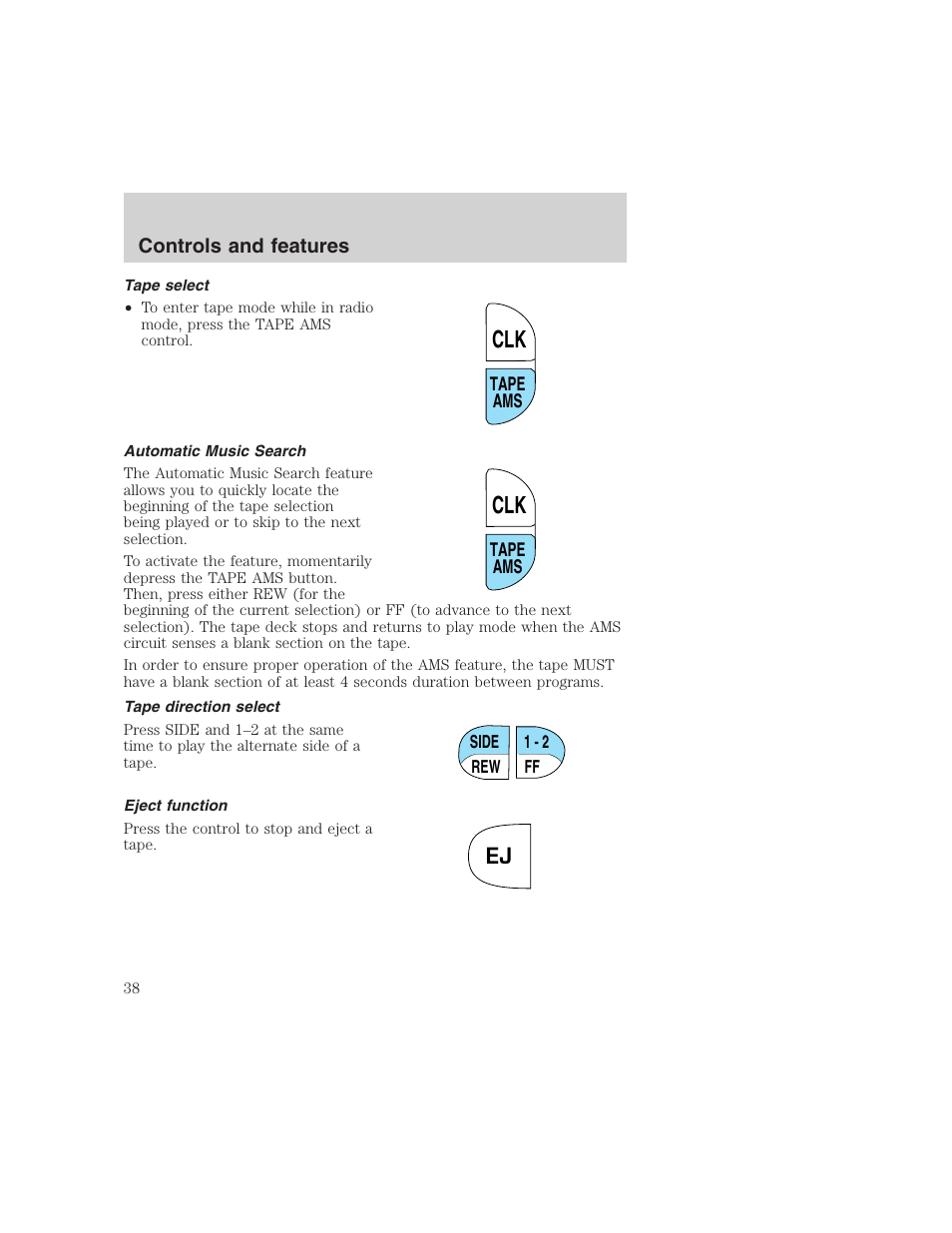 FORD 1999 F-350 User Manual | Page 38 / 248