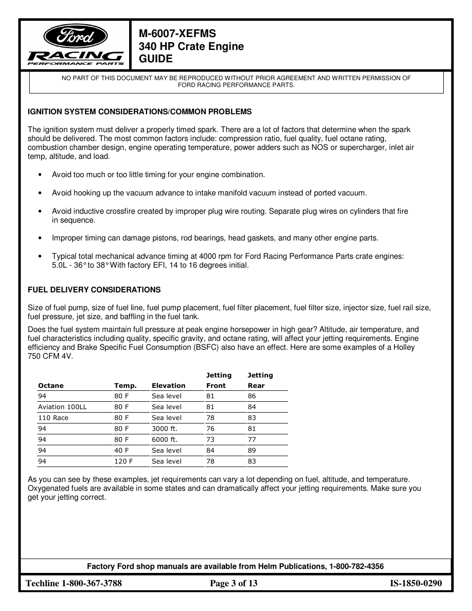 FORD M-6007-XEFMS User Manual | Page 3 / 13