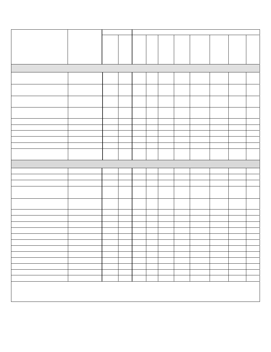 Towing specification and illustration table | FORD 2012 WRECKER TOWING FCS-12141-12 User Manual | Page 5 / 8