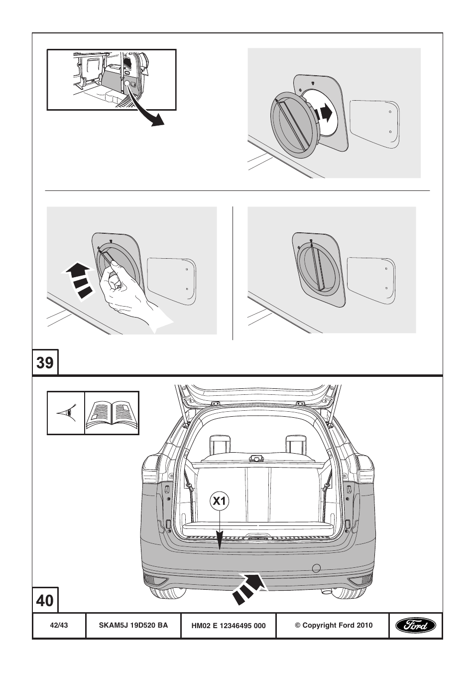 FORD WESTFALIA 388 User Manual | Page 42 / 43