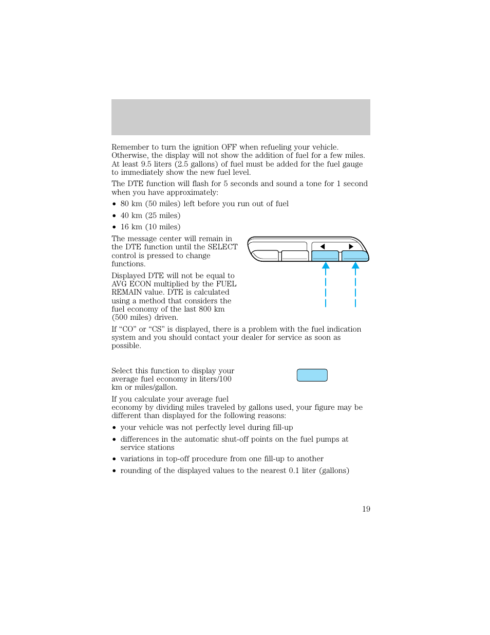 Instrumentation | FORD 1998 Crown Victoria User Manual | Page 19 / 160