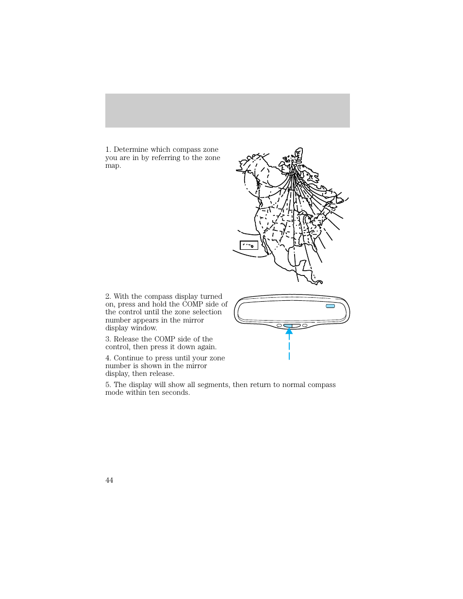 Controls and features | FORD 1998 Crown Victoria User Manual | Page 44 / 160