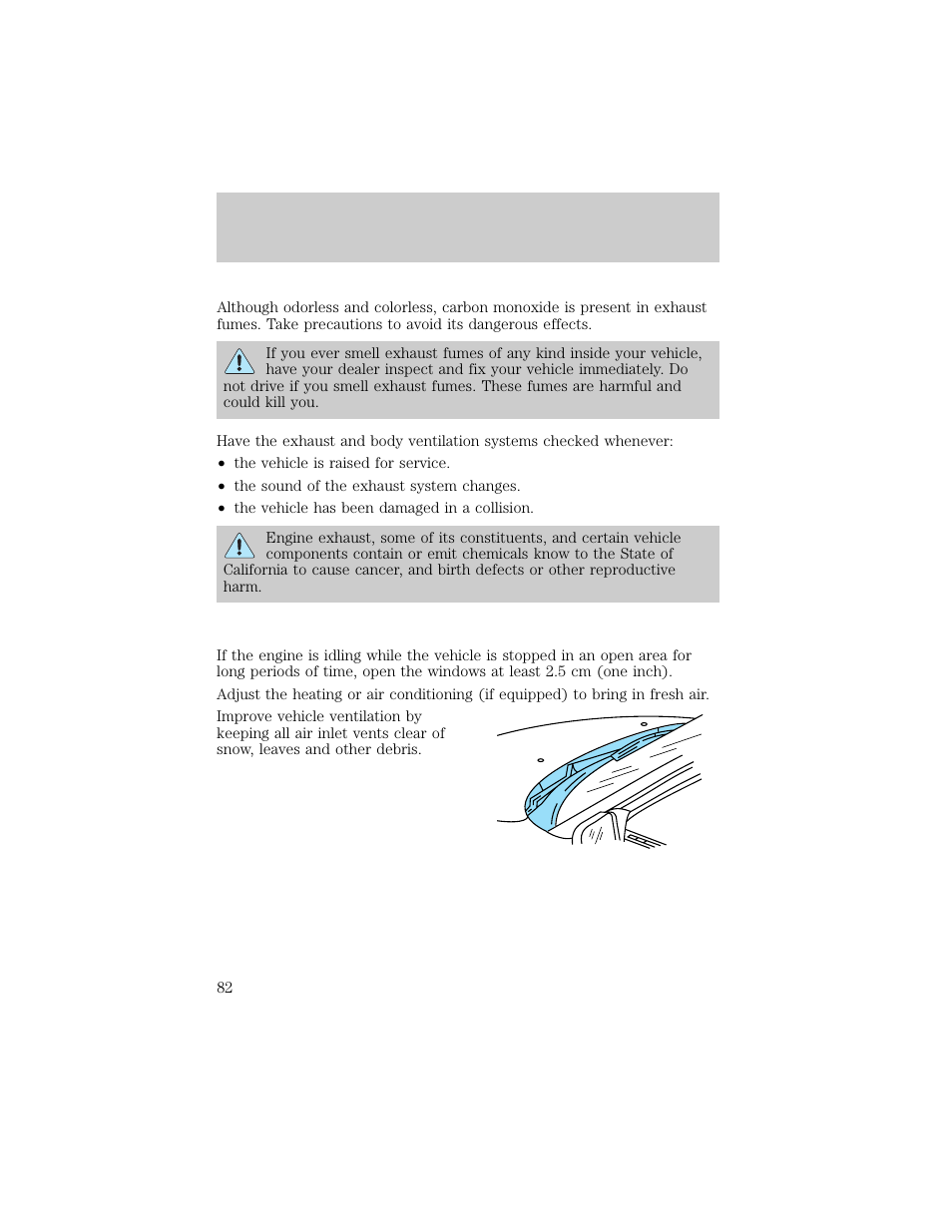 Starting | FORD 1998 Crown Victoria User Manual | Page 82 / 160