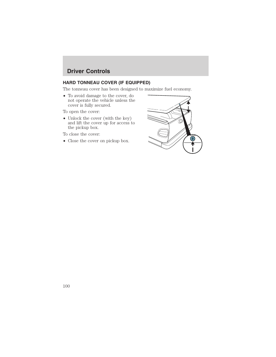 Driver controls | FORD 2002 F-150 User Manual | Page 100 / 312