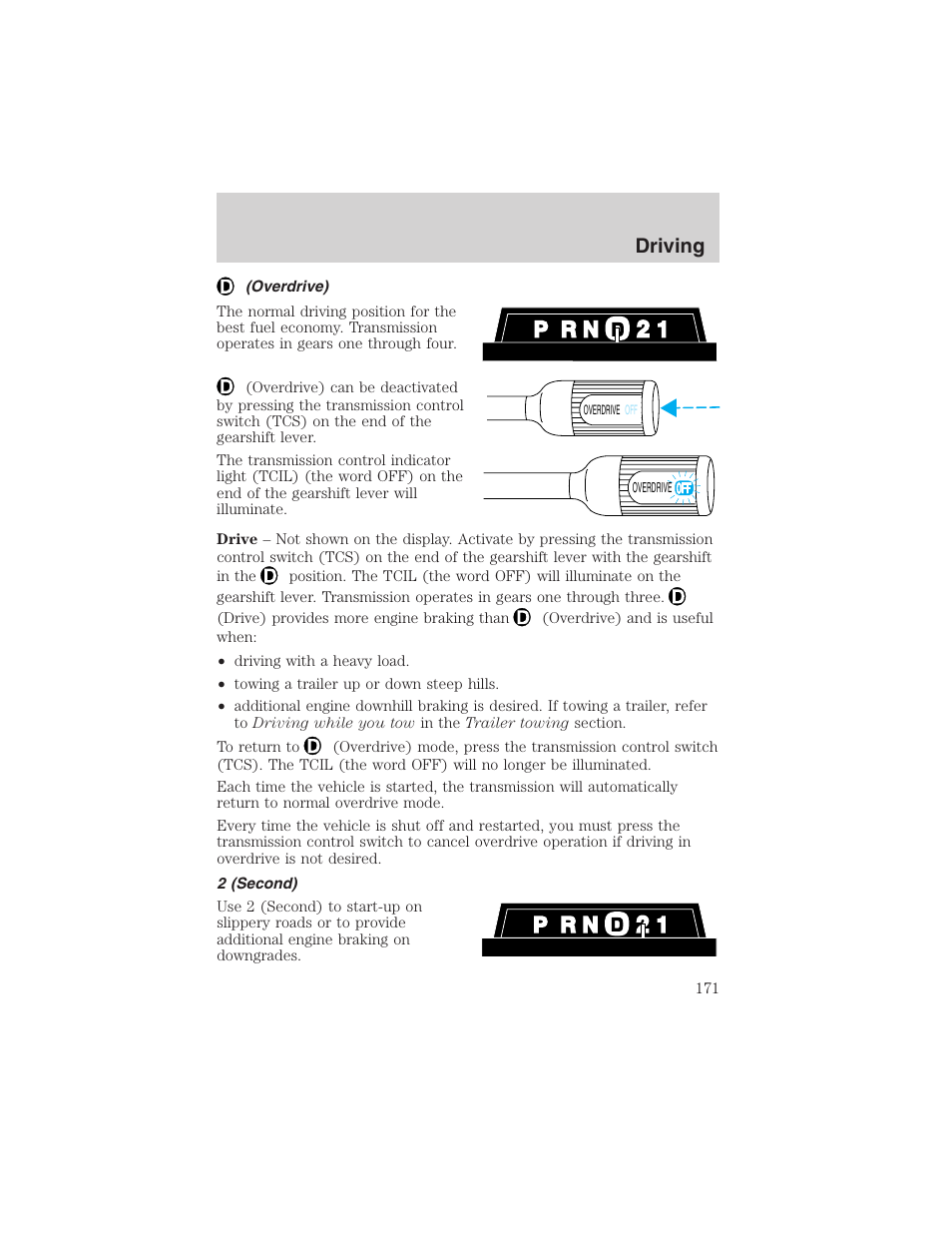 Driving | FORD 2002 F-150 User Manual | Page 171 / 312