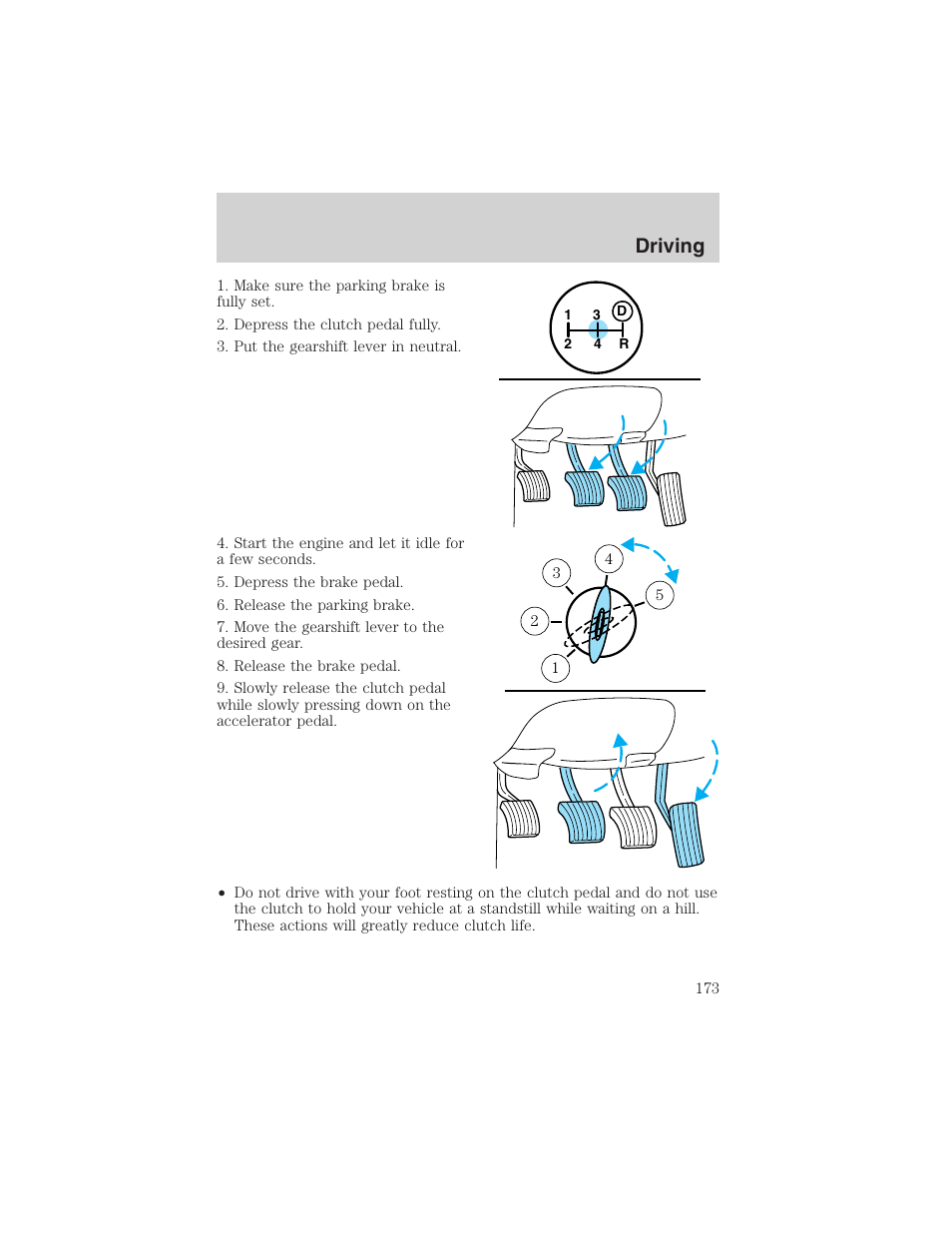Driving | FORD 2002 F-150 User Manual | Page 173 / 312