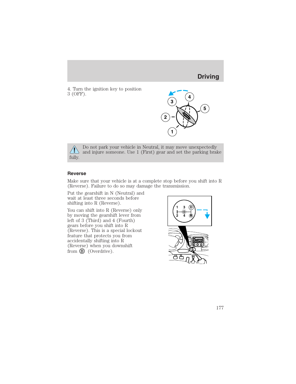 Driving | FORD 2002 F-150 User Manual | Page 177 / 312