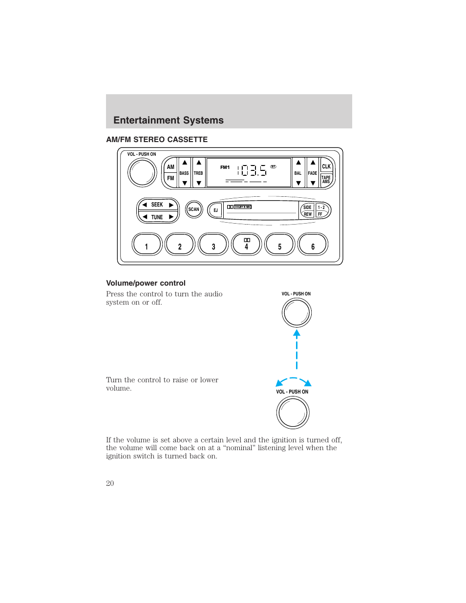 Entertainment systems | FORD 2002 F-150 User Manual | Page 20 / 312