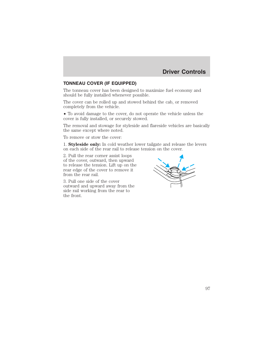 Driver controls | FORD 2002 F-150 User Manual | Page 97 / 312