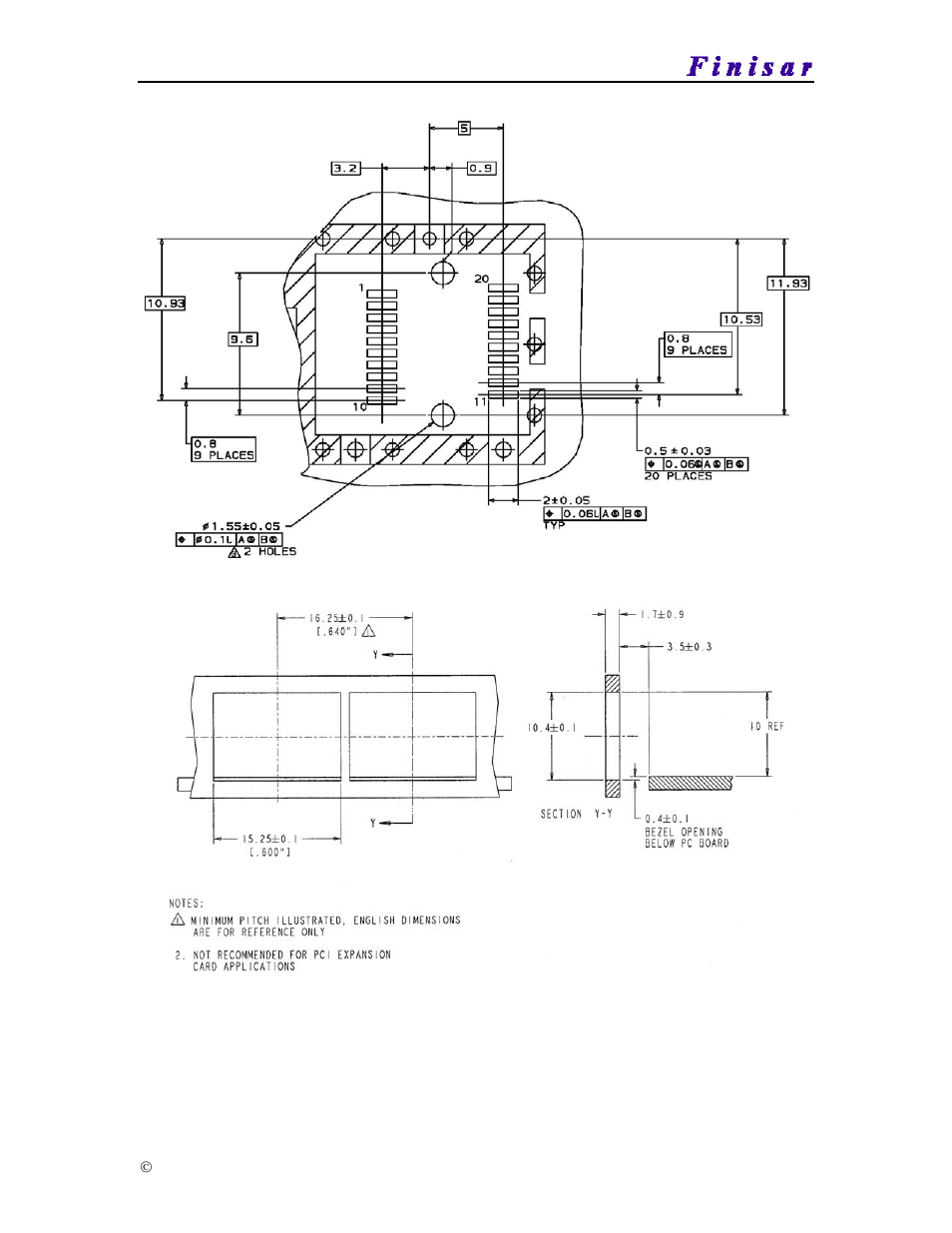 Finisar FTLF1217P2XTL User Manual | Page 12 / 13