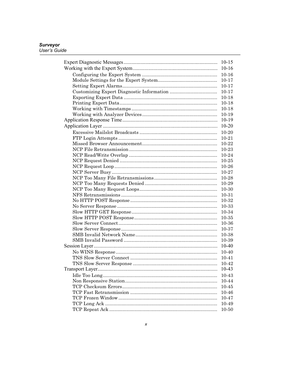 Finisar Surveyor User Manual | Page 10 / 454