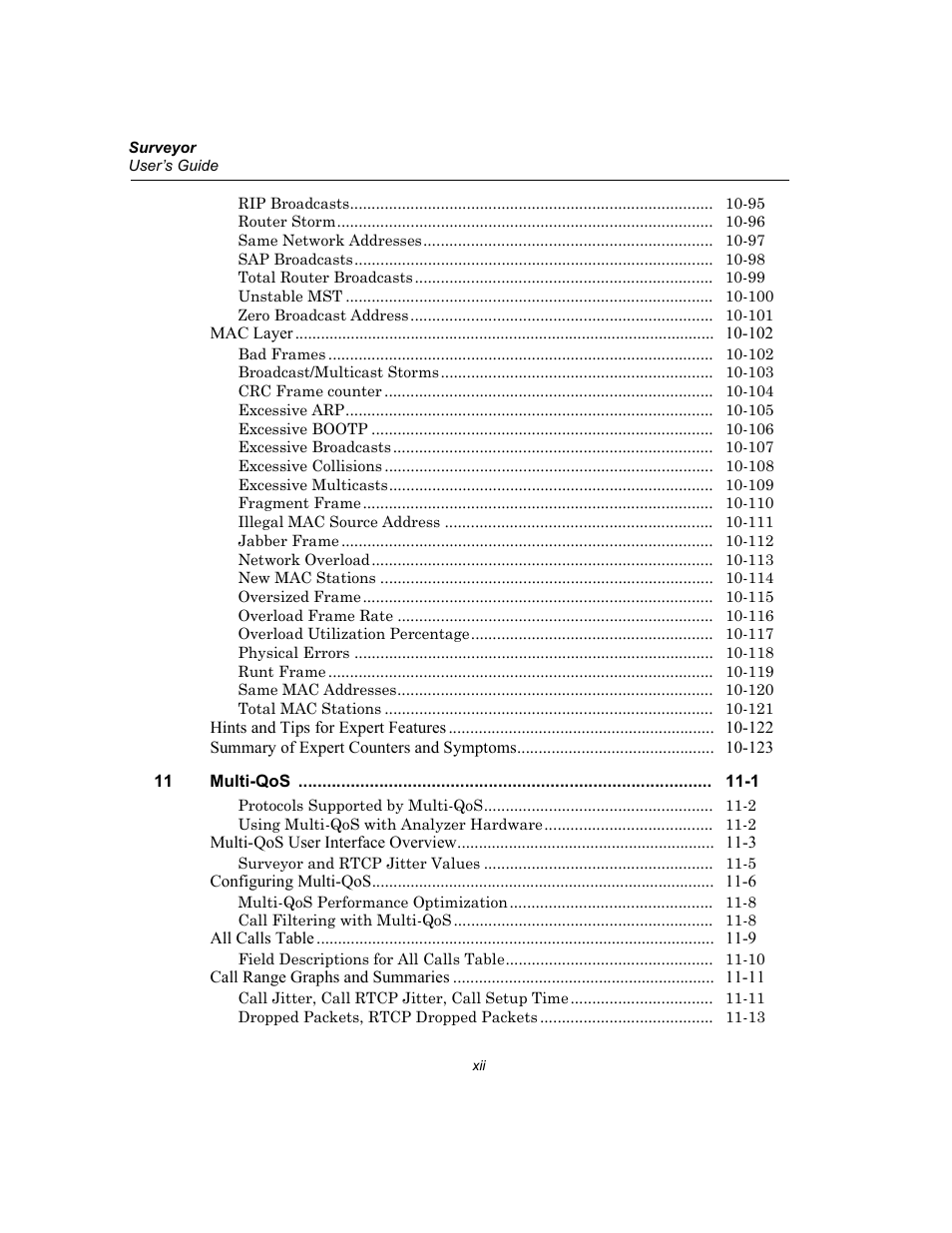 Finisar Surveyor User Manual | Page 12 / 454