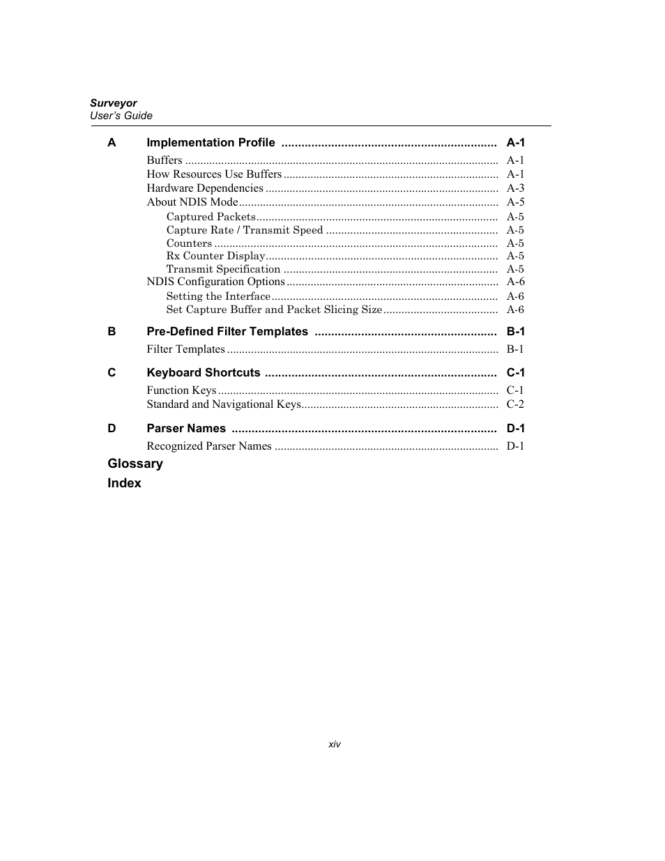 Finisar Surveyor User Manual | Page 14 / 454