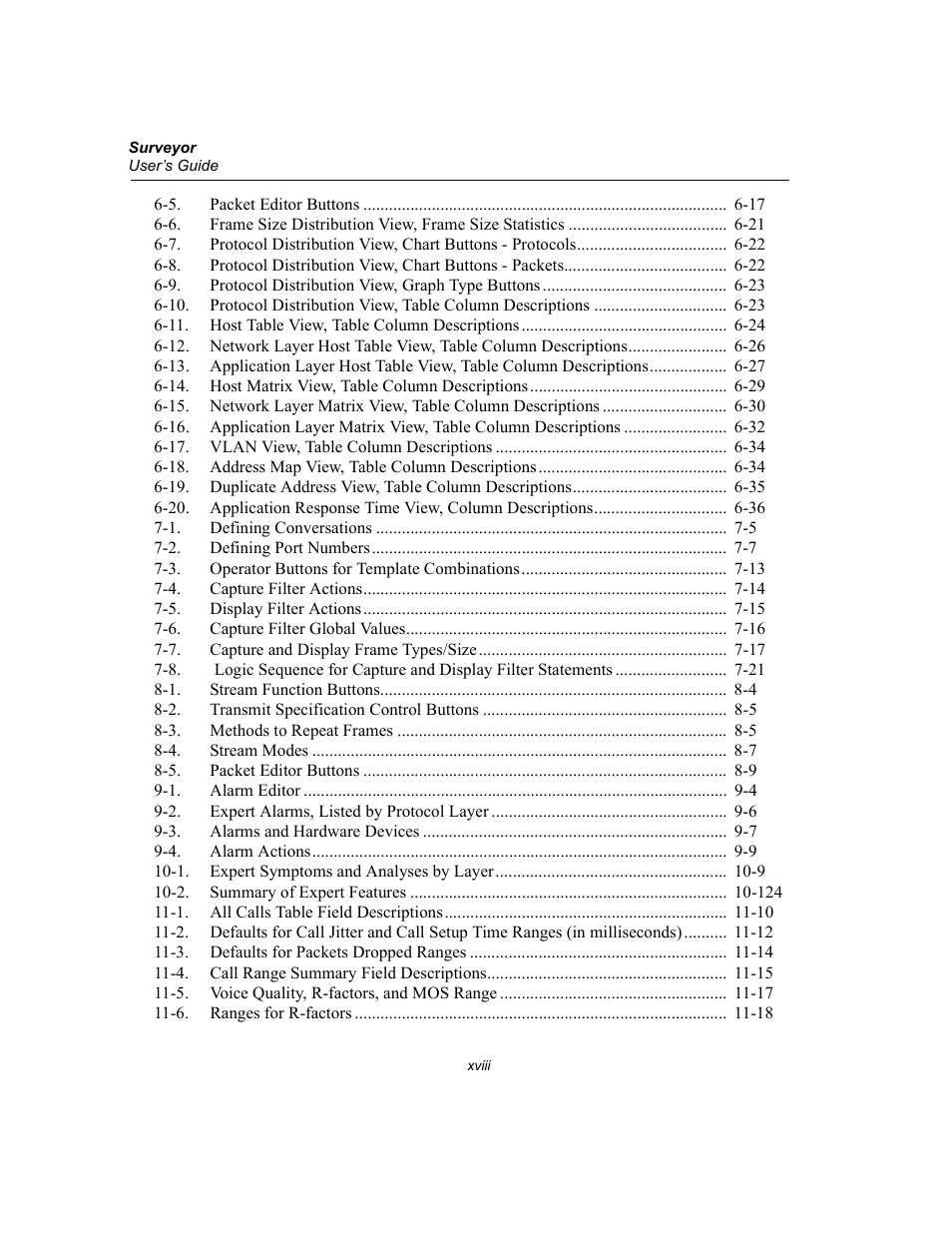 Finisar Surveyor User Manual | Page 18 / 454
