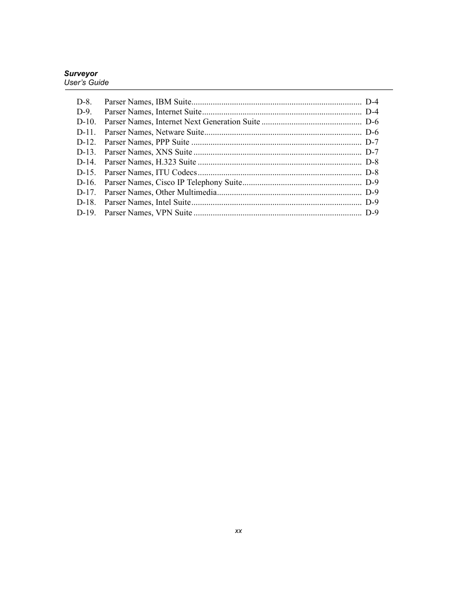 Finisar Surveyor User Manual | Page 20 / 454