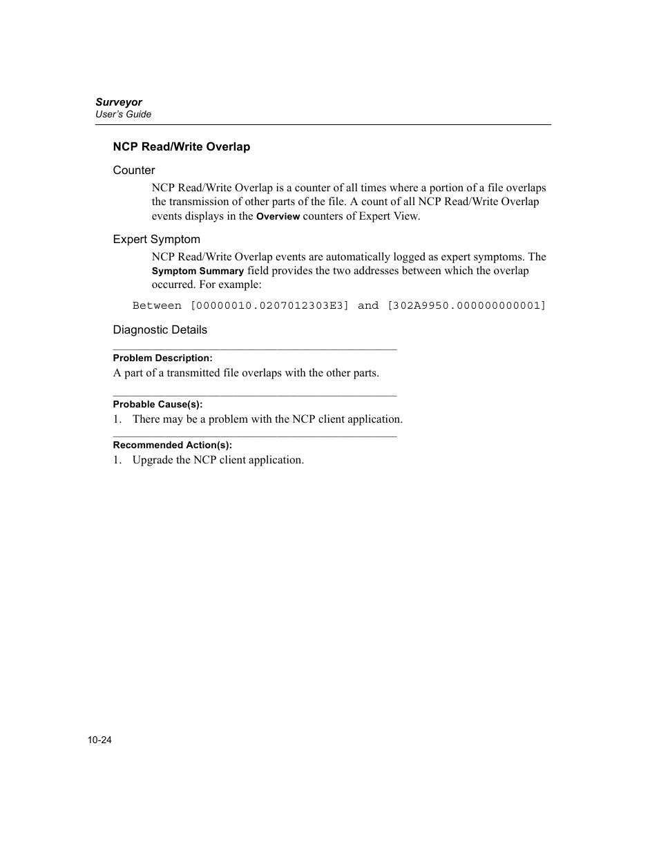 Ncp read/write overlap, Ncp read/write overlap -24 | Finisar Surveyor User Manual | Page 228 / 454