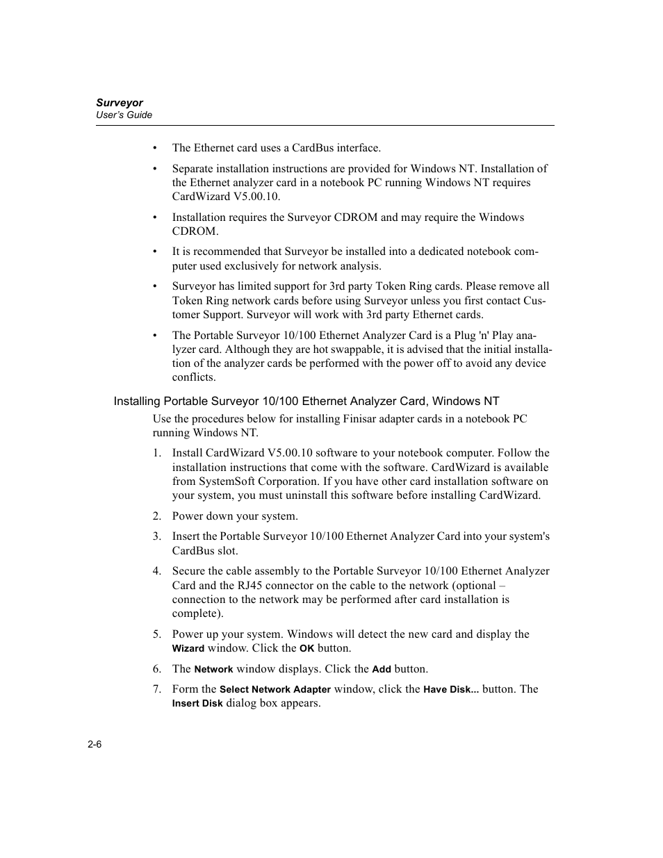 Finisar Surveyor User Manual | Page 36 / 454