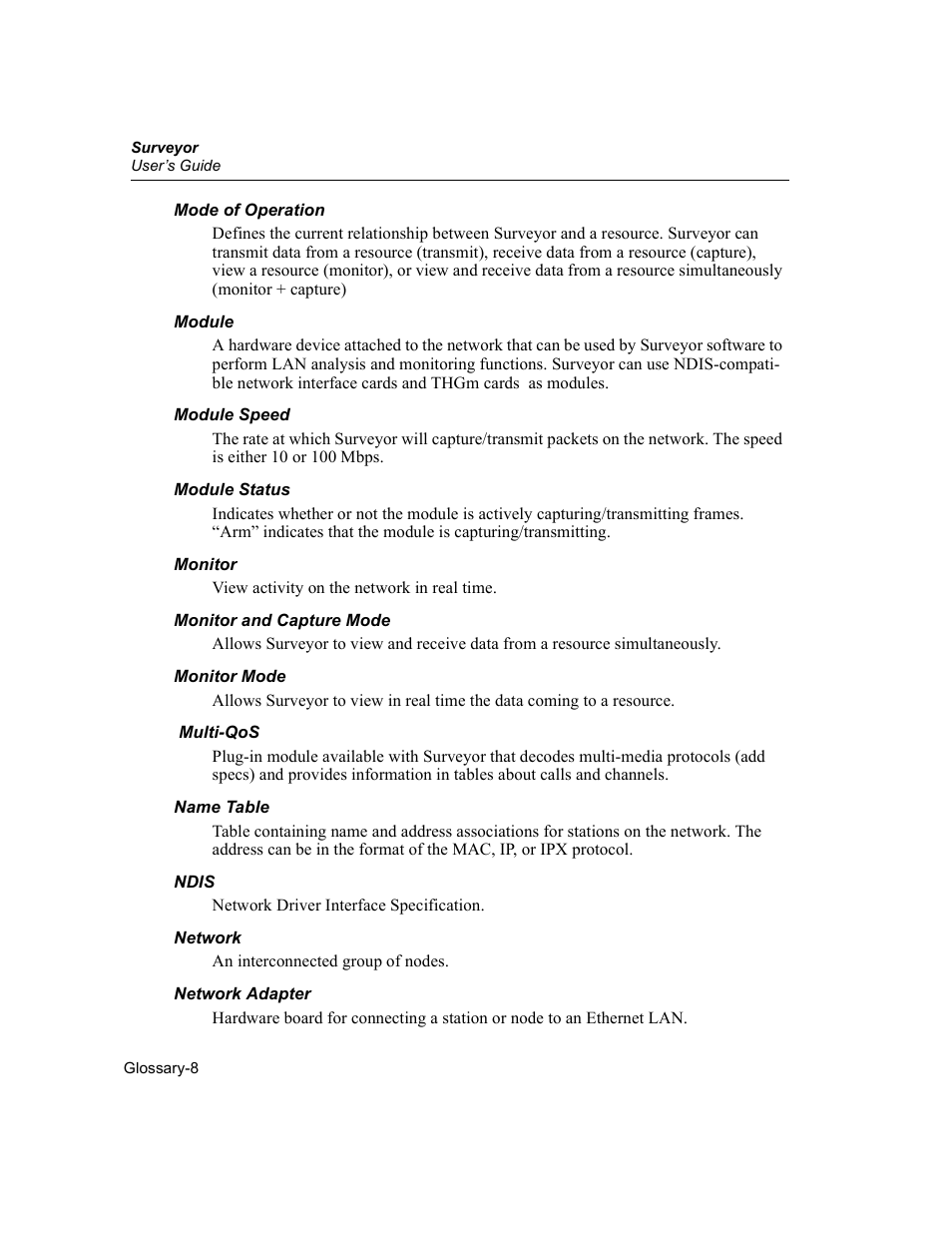 Finisar Surveyor User Manual | Page 434 / 454