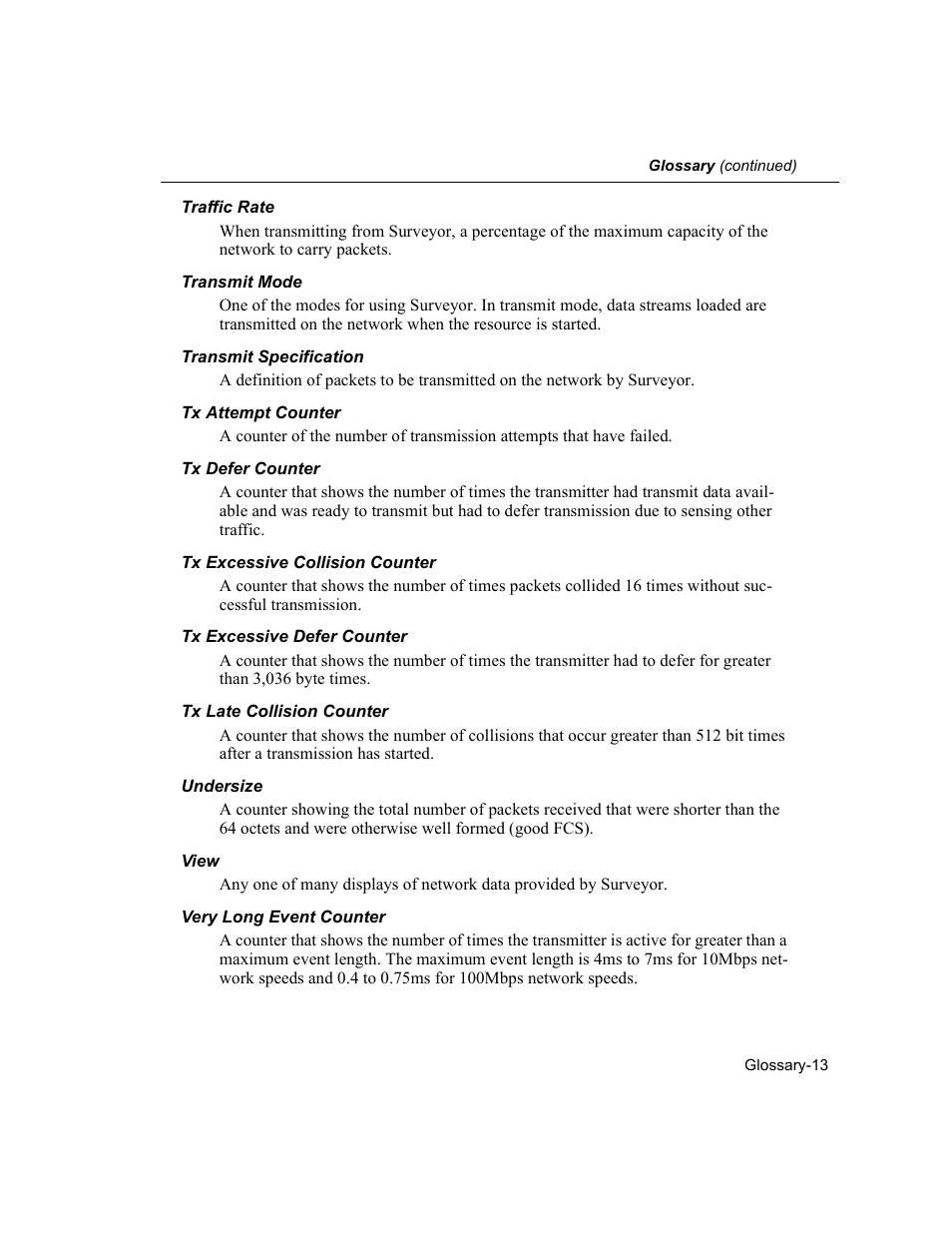 Finisar Surveyor User Manual | Page 439 / 454