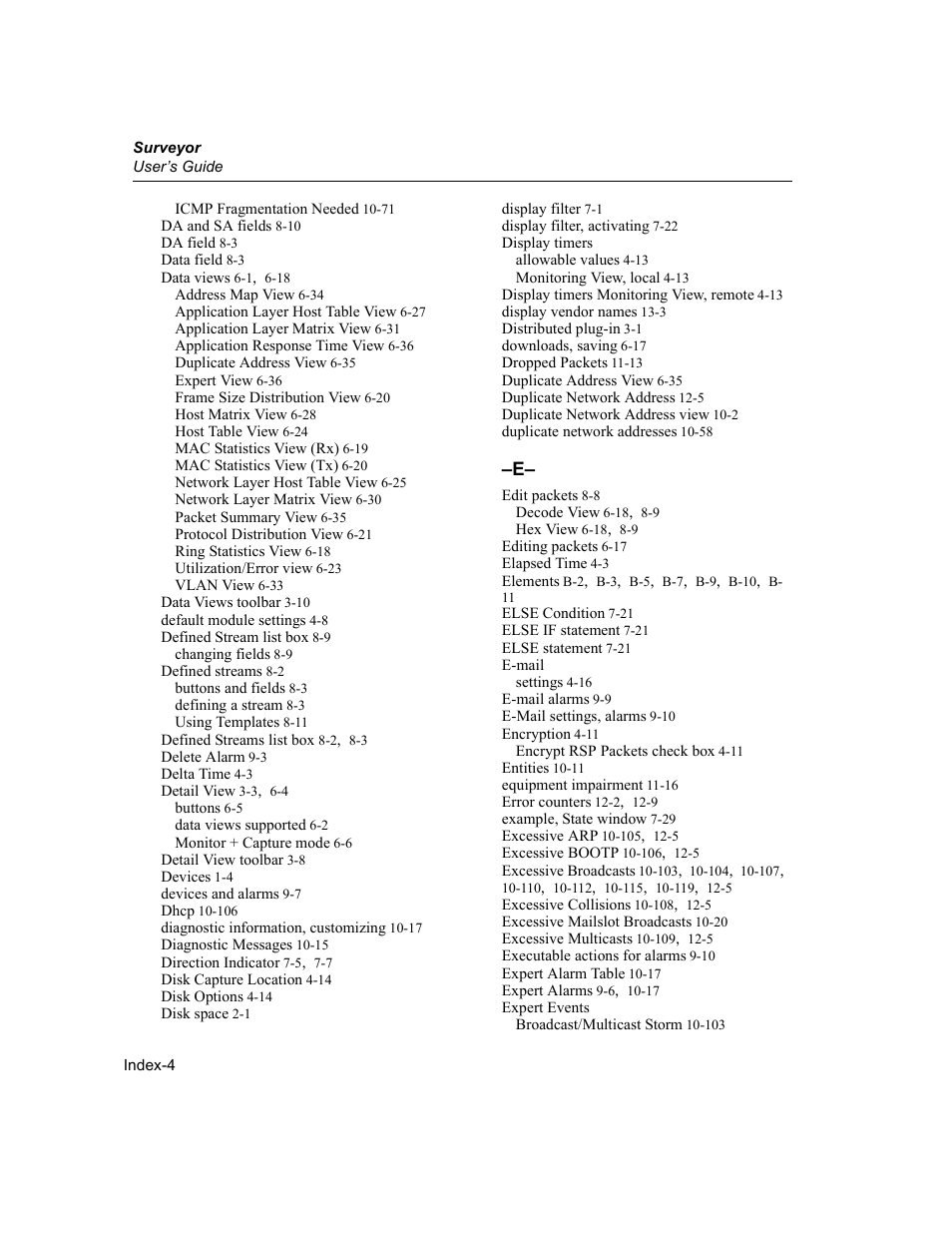 Finisar Surveyor User Manual | Page 444 / 454