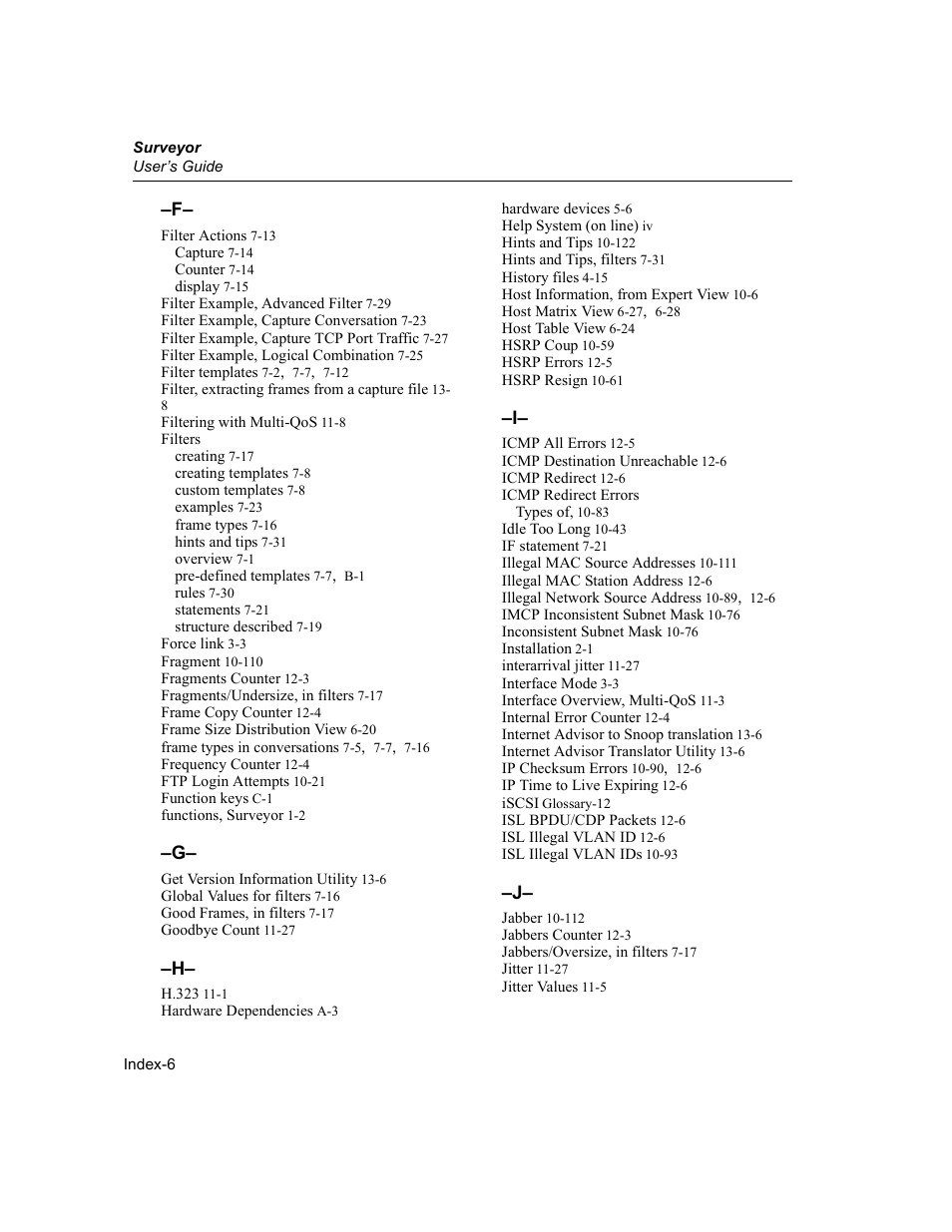 Finisar Surveyor User Manual | Page 446 / 454