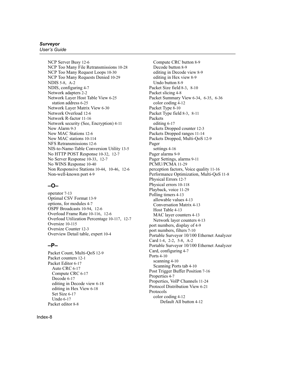 Finisar Surveyor User Manual | Page 448 / 454