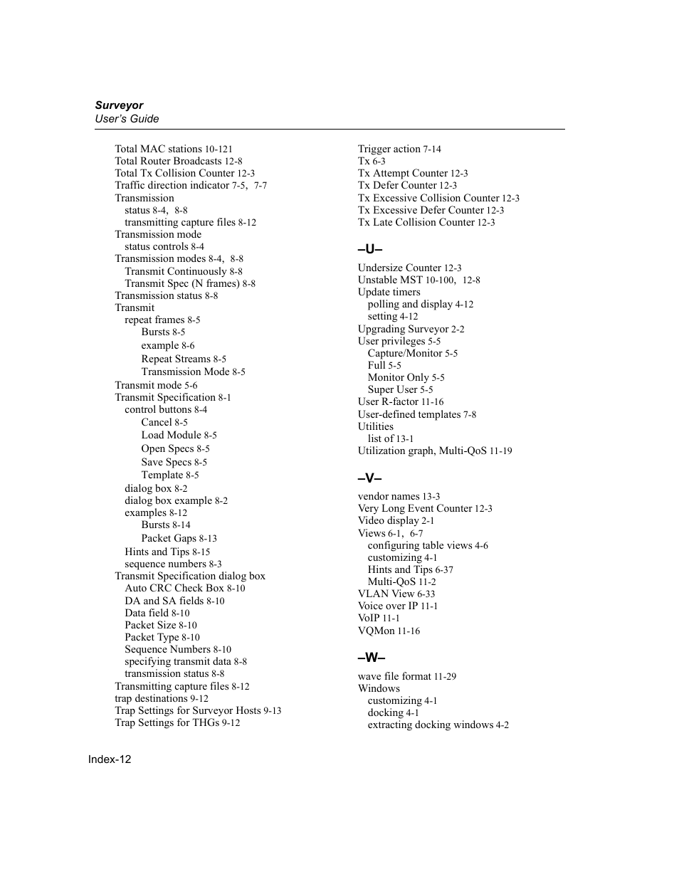 Finisar Surveyor User Manual | Page 452 / 454