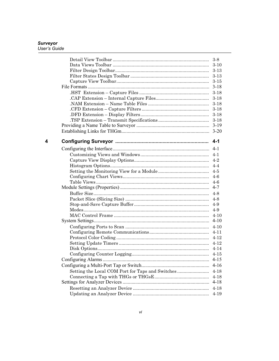 Finisar Surveyor User Manual | Page 6 / 454