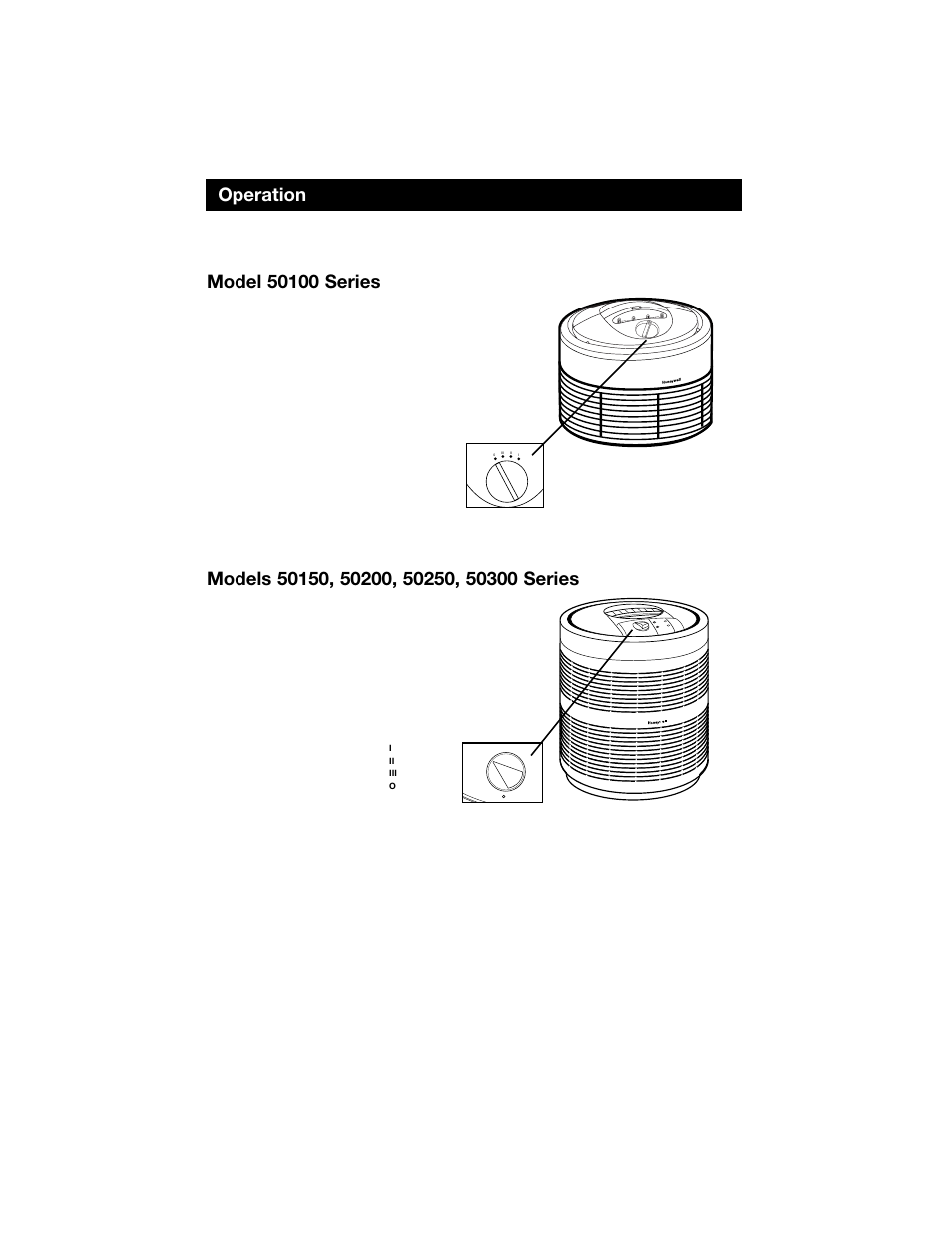 Operation, Iii o | Filtera 50100 User Manual | Page 4 / 9