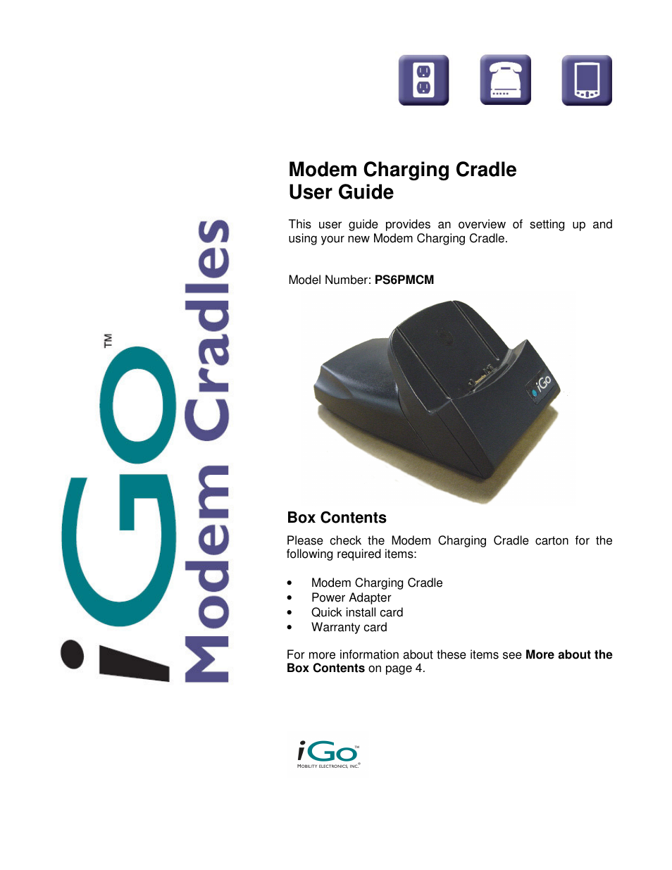 Front Electronics PS6PMCM User Manual | 13 pages