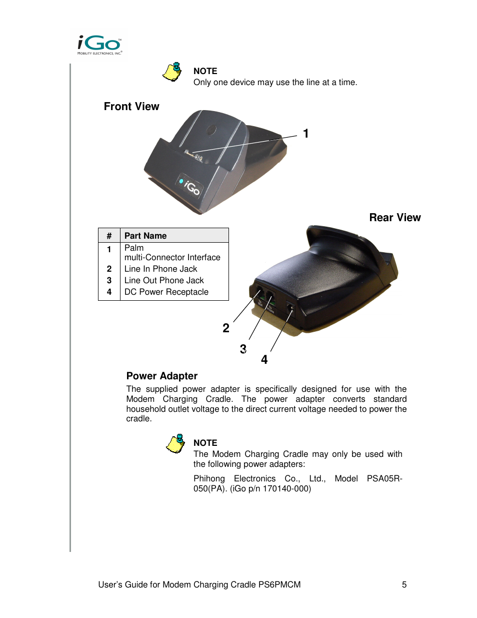 Front Electronics PS6PMCM User Manual | Page 5 / 13