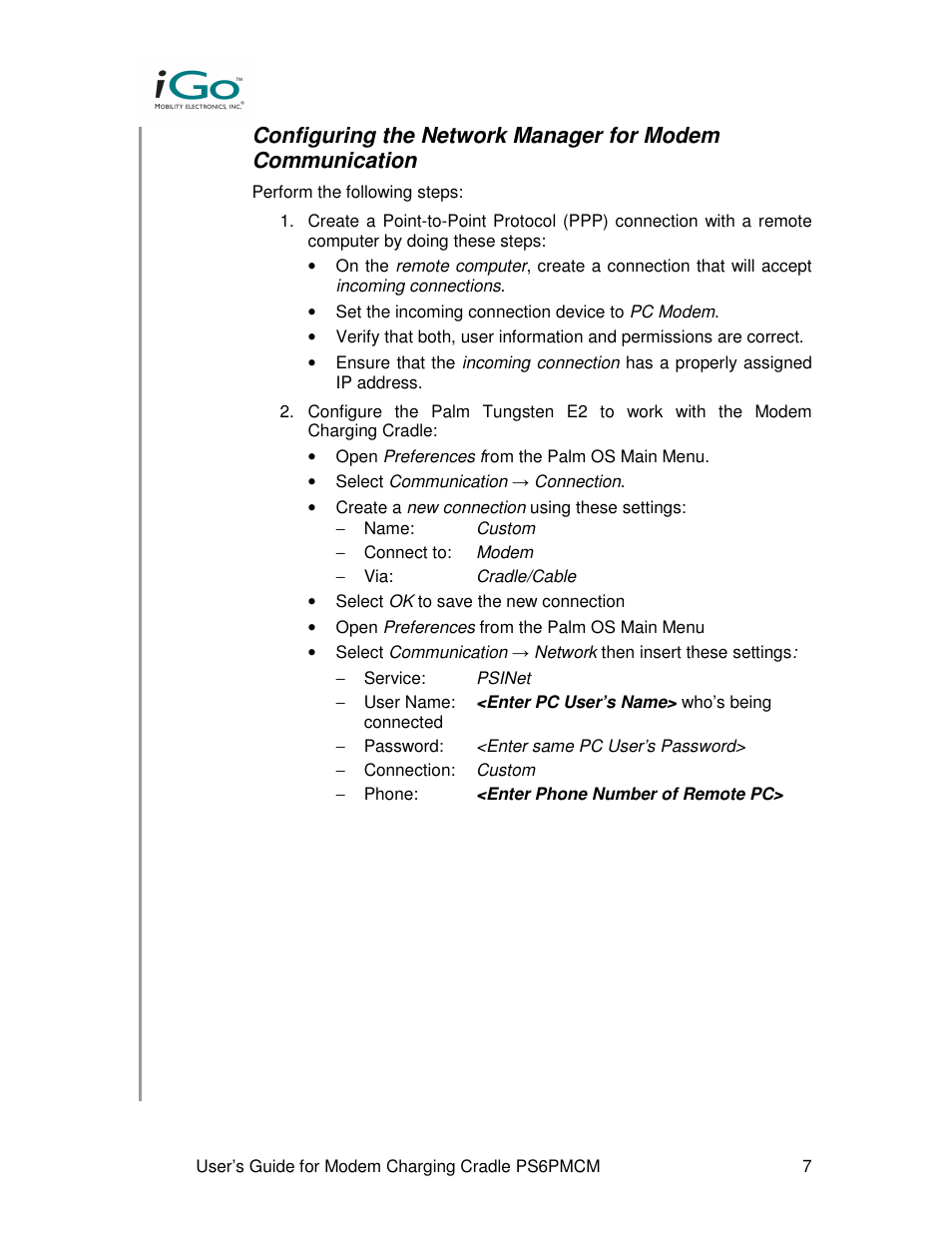 Front Electronics PS6PMCM User Manual | Page 7 / 13