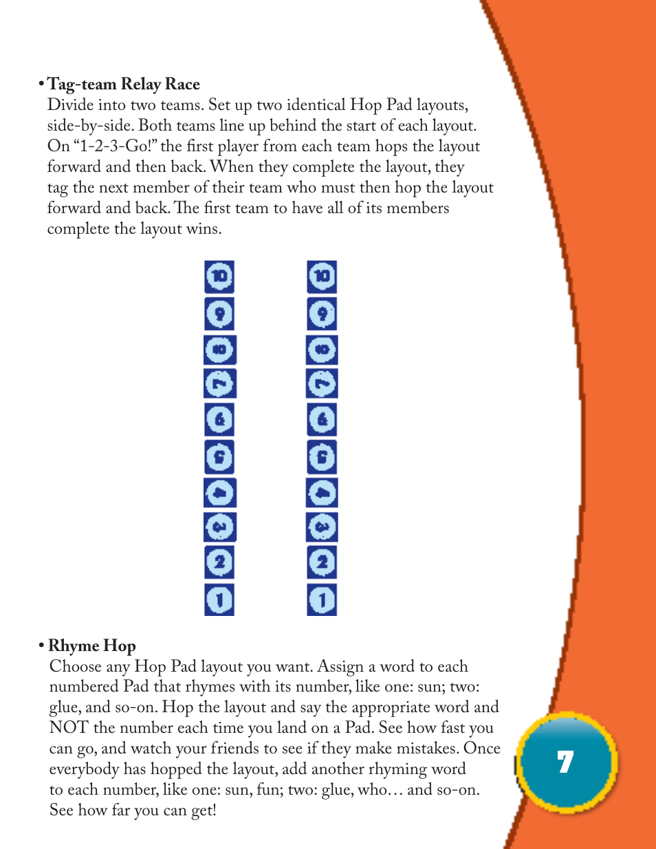 Fundex Games B-Active Hip Hopscotch User Manual | Page 9 / 12