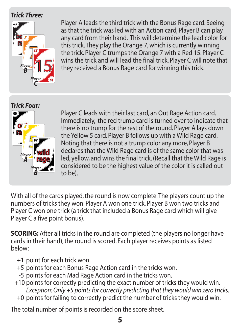 Fundex Games RAGE User Manual | Page 5 / 7