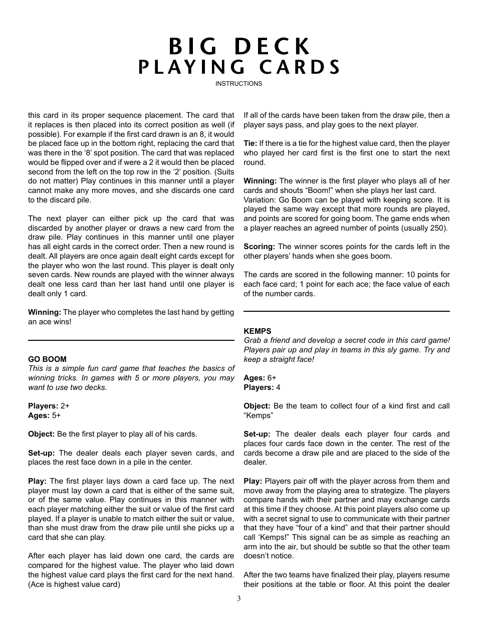 Fundex Games 3290 User Manual | Page 3 / 7