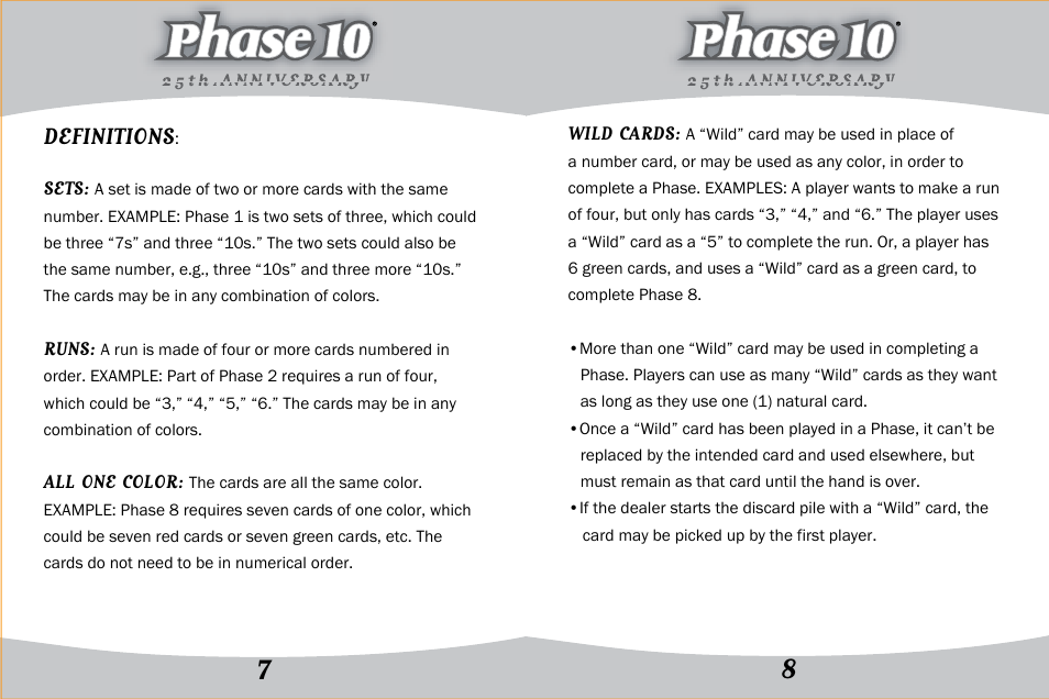 Definitions | Fundex Games 9923 User Manual | Page 5 / 10