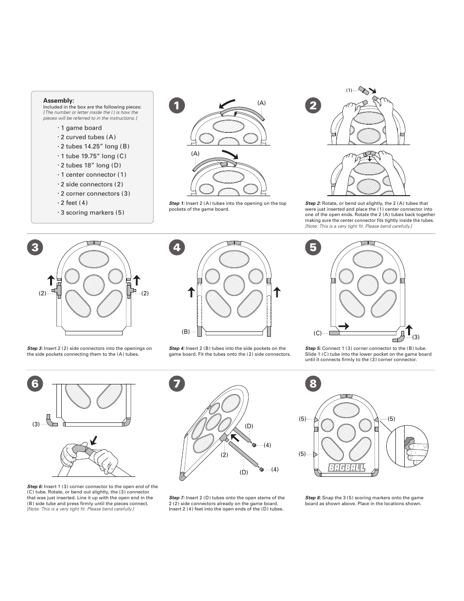 Bagball, Big league bagball | Fundex Games Bagball User Manual | Page 2 / 2