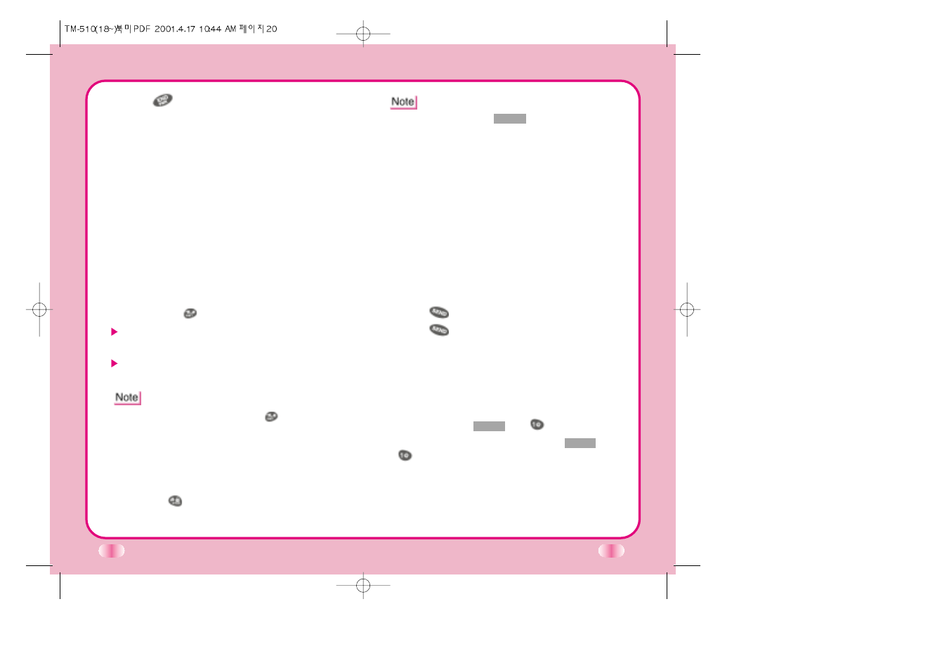 Using quick mode, Call waiting, Mute | LG C TM-510 User Manual | Page 17 / 47