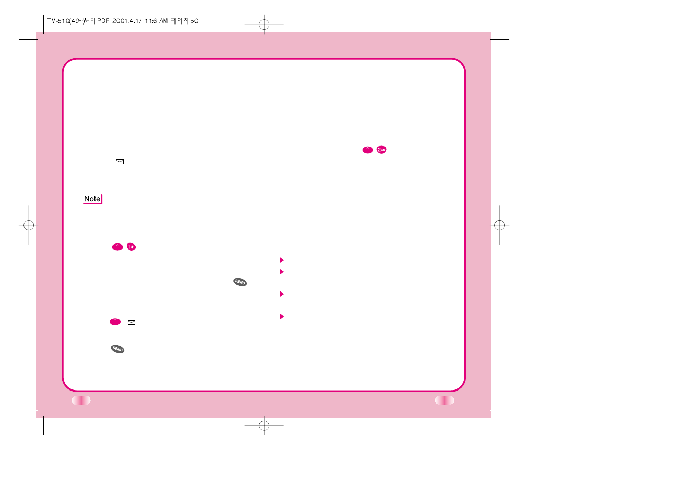 Voice, Send message | LG C TM-510 User Manual | Page 33 / 47